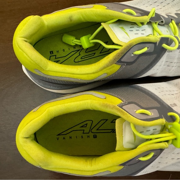 Altra Vanish Tempo. Mens 14. White/Lime - Picture 8 of 9